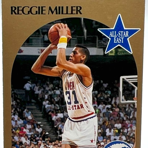 Reggie Miller 1990 NBA Hoops All Star #7 - Pacers - Picture 1 of 2